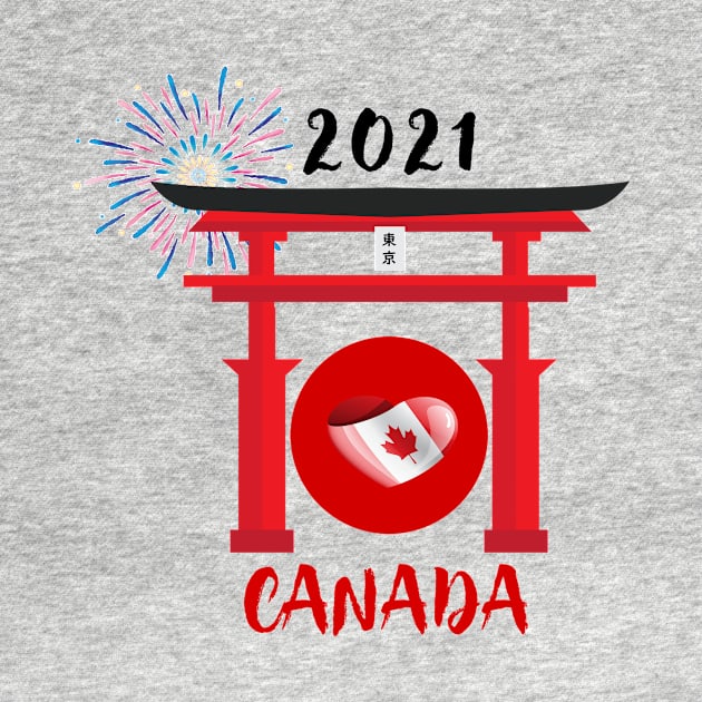 Summer games in Tokyo: team of Canada by ArtDesignDE